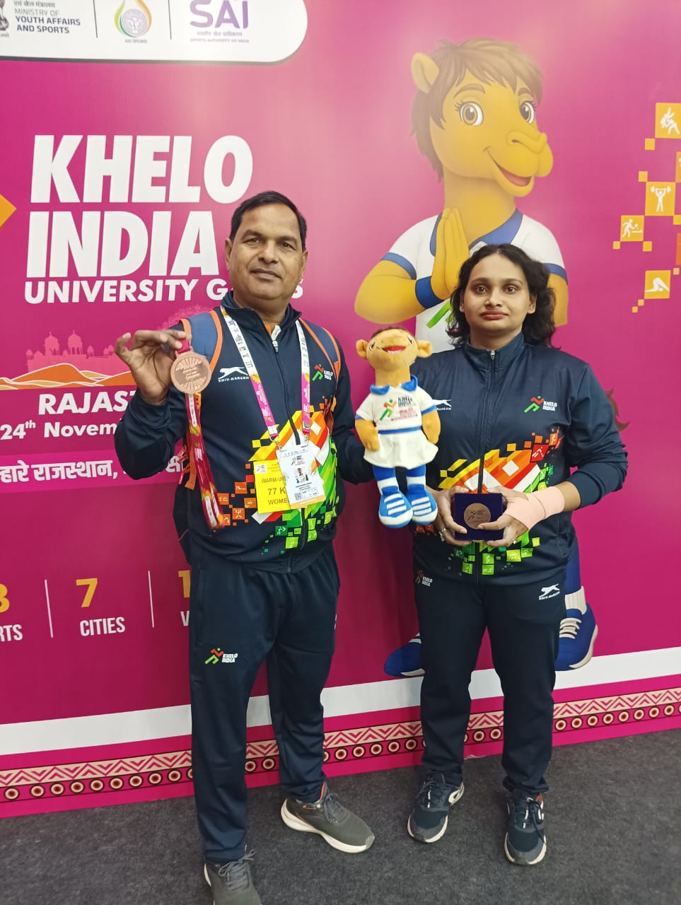 सीएसजेएम विश्वविद्यालय की सोवेता कुंडू ने खेलो इंडिया भारोत्तोलन में जीता कांस्य