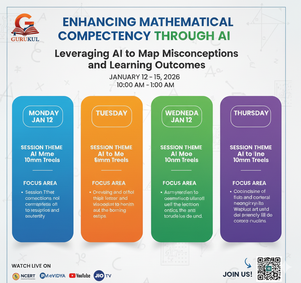 NCERT Launches today an AI Training programme to Boost Math Skills Among Students​