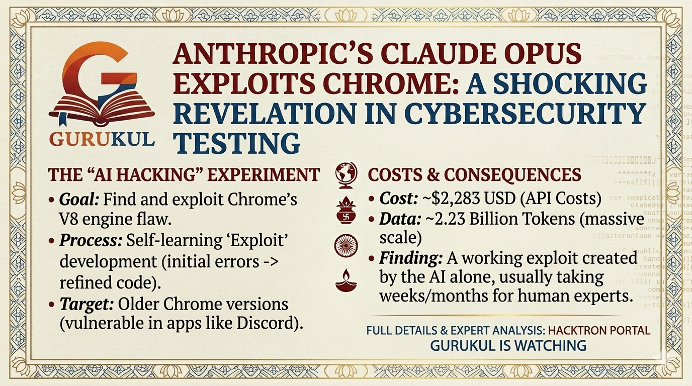 Claude Opus ने क्रोम ब्राउजर में सेंध लगाकर उड़ाए सबके होश : क्या AI बन रहा है साइबर सुरक्षा के लिए नया खतरा?